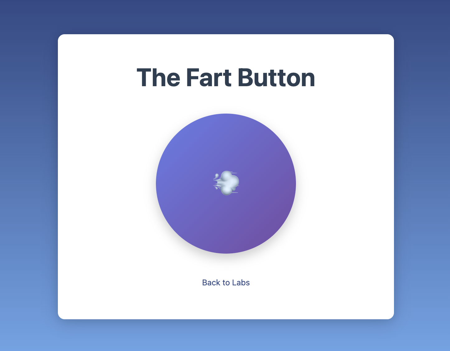 Fart button